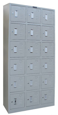 18 Cửa lưu trữ kim loại Tủ khóa văn phòng cho văn phòng / trường học / phòng tập thể dục Dịch vụ OEM