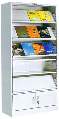 Tủ sách văn phòng bằng kim loại 5 ngăn kéo có tay cầm bằng nhựa PVC
