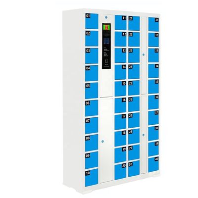 Twenty Four Door Smart Locker Mã vạch Nhận dạng Màu xanh Bền