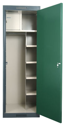 Tủ đựng chén đĩa bằng thép đa năng một cửa Tủ đựng đồ bằng kim loại với tủ an toàn bên trong
