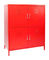 Tủ đựng giày bằng kim loại 4 cửa màu đỏ Tủ bảo quản bằng thép chống bụi