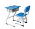 Nội thất trường học Bàn ghế đơn kim loại cho trẻ em Bàn ghế học bằng sắt cho trẻ em