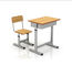 Bàn và ghế học bằng thép cho học sinh Ghế kim loại trong lớp với bàn nội thất trường học