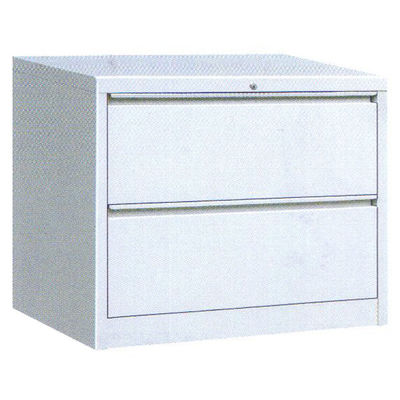 Hai ngăn kéo Tủ hồ sơ bằng kim loại bên hông Thiết kế Knockdown