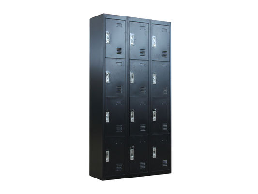 Tủ khóa 12 cửa màu tùy chỉnh, Tủ lưu trữ phòng tập thể dục chống cháy