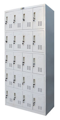 Hai mươi tủ khóa kim loại cho văn phòng, tủ kim loại có thể khóa xuống